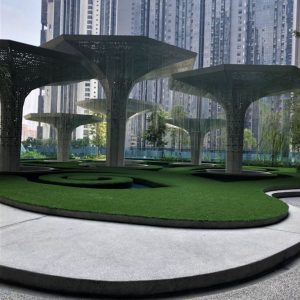 arte plus fantasy mushrooms on daytime